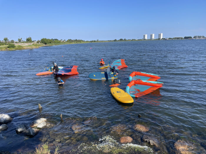 Wingfoiler in Burgstaaken Fehmarn