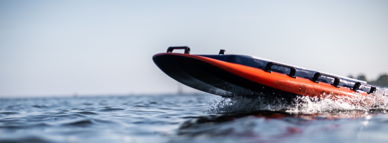 Tow Boogie Nahaufnahme im Wasser.