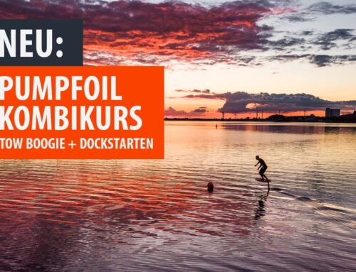 Pumpfoilen lernen mit System: Kombikurs mit Tow Boogie & Dockstarter