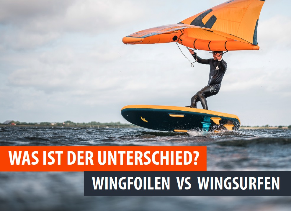 Newsbeitrag Blog Beitragsbild WINGFOILEN VS WINGSURFEN