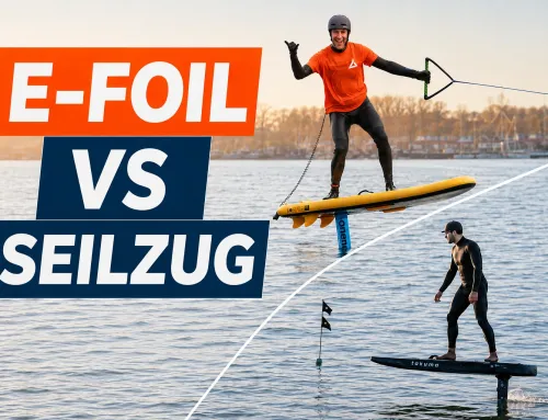 E-Foil vs. Seilzug: Wie lernt man Foilen richtig?